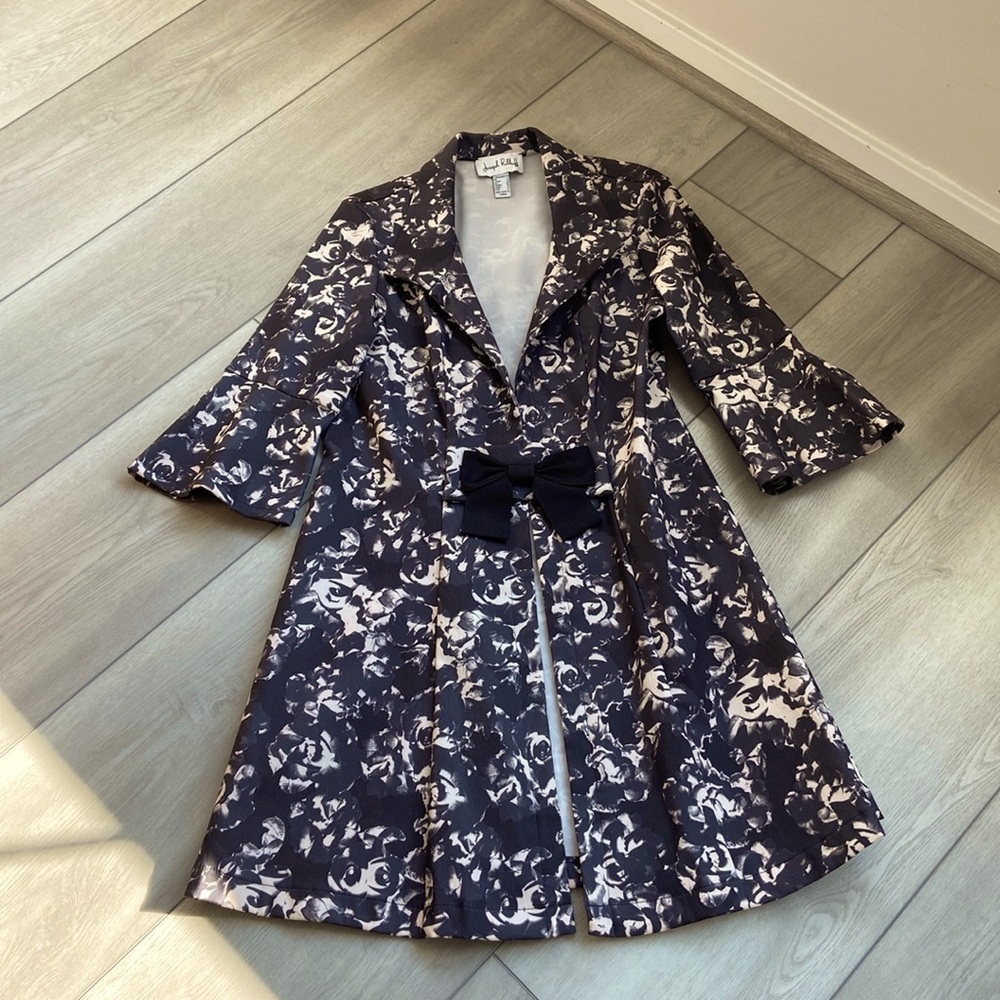 Joseph Ribkoff black and tan jacket